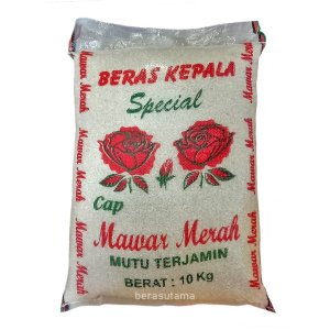 BERAS KEPALA CAP MAWAR MERAH 24KG